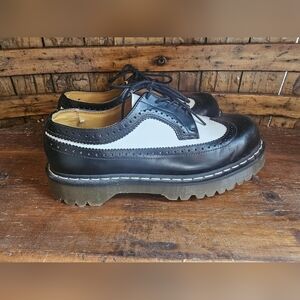 Dr. Martens Black and White Size